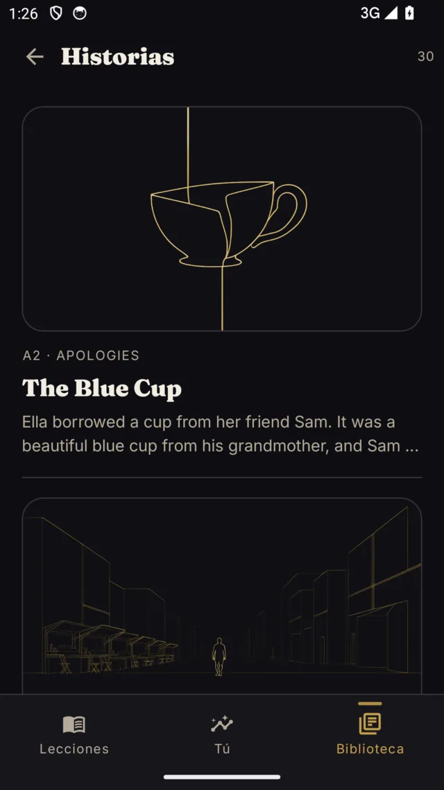 Library of short stories to read and listen to